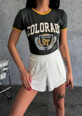 Жіноча футболка COLORADО колір хакі р.S 455830 455840 фото