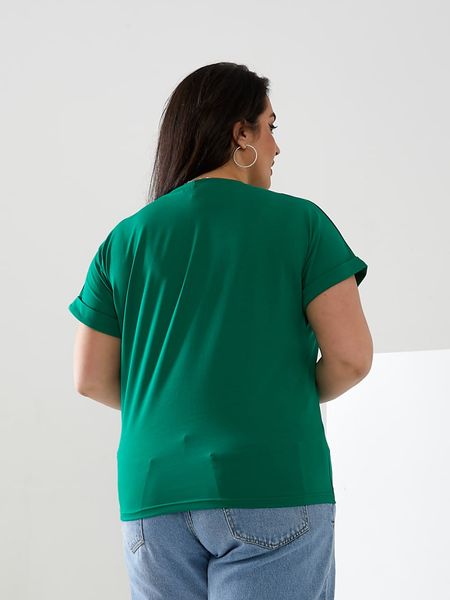 Жіноча футболка колір зелений р.42/46 432367 432388 фото