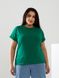 Жіноча футболка колір зелений р.42/46 432367 432388 фото 1
