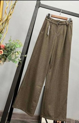 Жіночі штани палаццо колір мокко р.48 448919 448963 фото