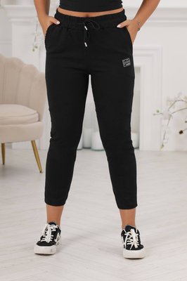Жіночі штани-джегінси колір чорний р.50/52 441982 441999 фото