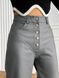 Жіночі штани з еко-шкіри колір сірий р.42 445244 445245 фото 2