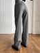 Жіночі штани з еко-шкіри колір сірий р.42 445244 445245 фото 7