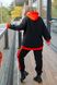Жіночий спортивний костюм помаранчево-чорний р. 48/50 385373 385375 фото 3
