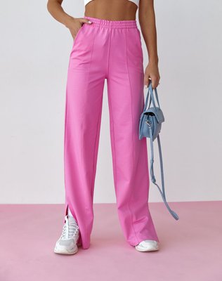 Жіночі штани палаццо колір рожевий р.M 437981 437981 фото