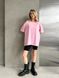 Жіноча базова футболка колір рожевий р.42/46 452428 452428 фото 2