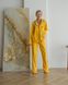 Жіноча піжама велюр Jeny на гудзиках колір жовтий р.L 443801 443771 фото 1