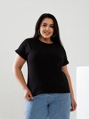 Жіноча футболка колір чорний 432362 432362 фото