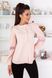 Жіноча блуза з рукавами з мереживом розмір рожевого кольору р.48/50 374545 380937 фото 1