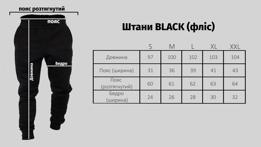 Унісекс спортивні штани утеплені колір чорний 436584 436620 фото