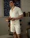 Чоловічий піжамний костюм колір молочний р.XL 453373 453372 фото 3