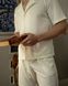 Чоловічий піжамний костюм колір молочний р.XL 453373 453372 фото 4