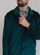 Чоловіча піжама з велюру колір смарагдовий р.L 449787 449788 фото 2