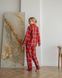 Жіноча піжама байка Liza колір червоно-білий р.L 443835 443770 фото 5