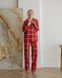 Жіноча піжама байка Liza колір червоно-білий р.L 443835 443770 фото 1