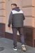 Чоловічий спортивний костюм трійка колір графіт світло-сірий р.L 440692 440693 фото 1