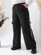 Жіночі брюки карго колір чорний р.50/52 441315 441513 фото 2