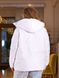 Жіноча весняна куртка білого кольору р. 48/50 444882 444885 фото 3