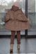 Жіноча куртка колір мокко р. 42/44 449523 449528 фото 1