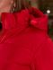 Жіноча весняна куртка червоного кольору р.48/50 406435 406438 фото 2