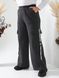 Жіночі брюки карго колір графіт р.50/52 441318 441504 фото 4
