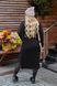 Жіноча туніка сукня з ангори вільного крою чорного кольору р.48/50 387072 387074 фото 2