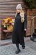 Жіноча туніка сукня з ангори вільного крою чорного кольору р.48/50 387072 387074 фото 1
