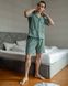 Чоловічий піжамний костюм колір зелений р.XL 453364 453363 фото 1