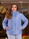 Жіноча весняна куртка колір блакитний р.48/50 450013 450016 фото 2