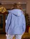 Жіноча весняна куртка колір блакитний р.48/50 450013 450016 фото 8