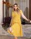 Жіноча літня сукня на гудзиках жовтого кольору р.52/54 431457 362988 фото 1