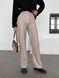 Жіночі штани з еко-шкіри колір кавовий р.42 443401 443406 фото 6
