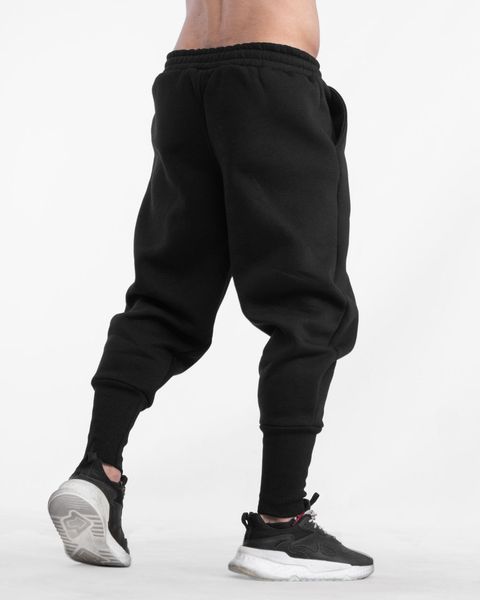 Унісекс теплі спортивні штани колір чорний р.2XL 444550 444549 фото