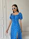 Жіноча літня сукня міді колір синій 437179 437223 фото 7