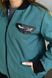 Жіноча куртка бомбер колір морська хвиля р.48/50 450749 450812 фото 10